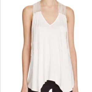 NWT Ella Moss Bella fringe tank XS